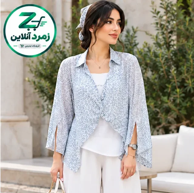 ست دو تکه, شومیز جلو گره, تاپ زنانه, لباس زنانه شیک, خرید ست زنانه, قیمت ست زنانه, استایل زنانه,