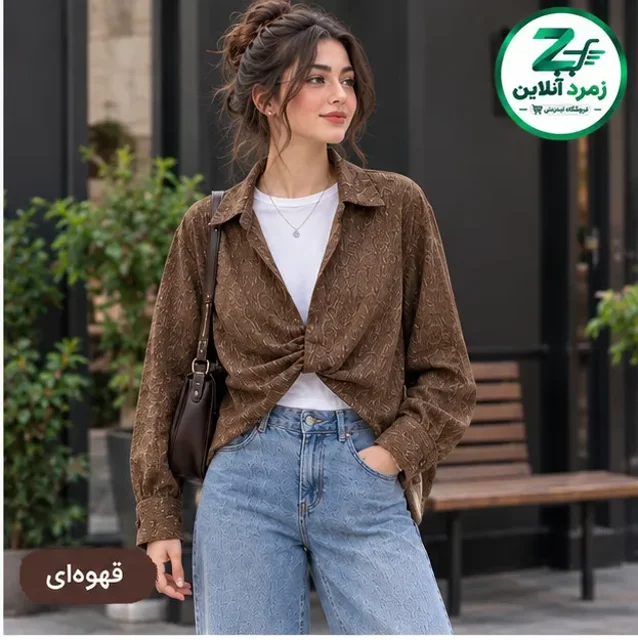 ست دو تکه زنانه، ست شومیز و تاپ، ست جلو گره زنانه، شومیز جلو گره، ست زنانه شیک، ست تاپ و شومیز،ست