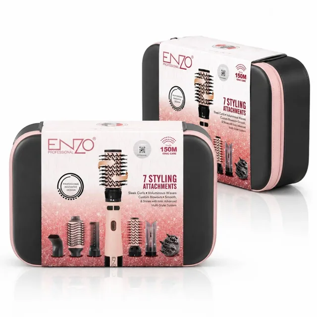 خرید سشوار چرخشی چندکاره ENZO EN-760A با کیفیت حرفه‌ای از زمرد آنلاین zomorodonlin.ir