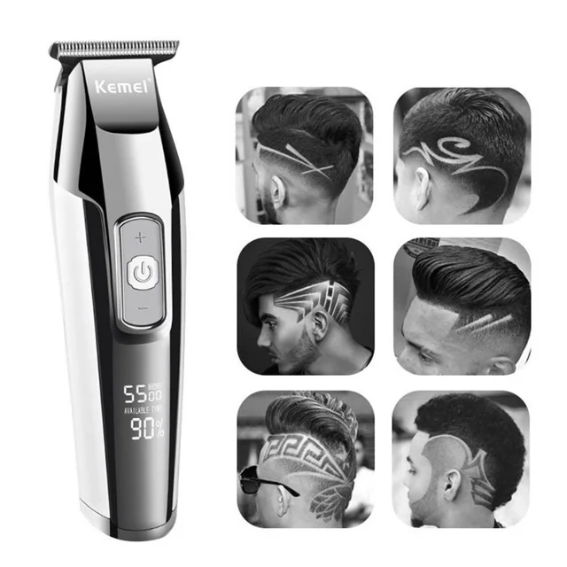 ماشین اصلاح موی صورت کیمی مدل KM-5027 با تیغه تیتانیوم پیشرفته، باتری قابل شارژ با 240 دقی 102109973